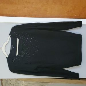 George Black with rhinestones Sweater.